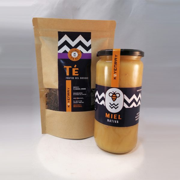 Miel Nativa de 1000 grs. + 100 grs. Té con sabor
